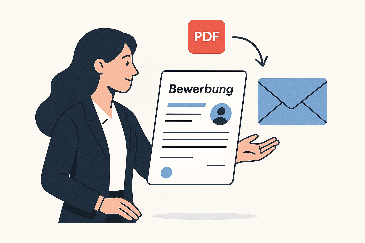 Vorschaubild zu Bewerbung als PDF versenden – so bereitest du deine Unterlagen richtig vor