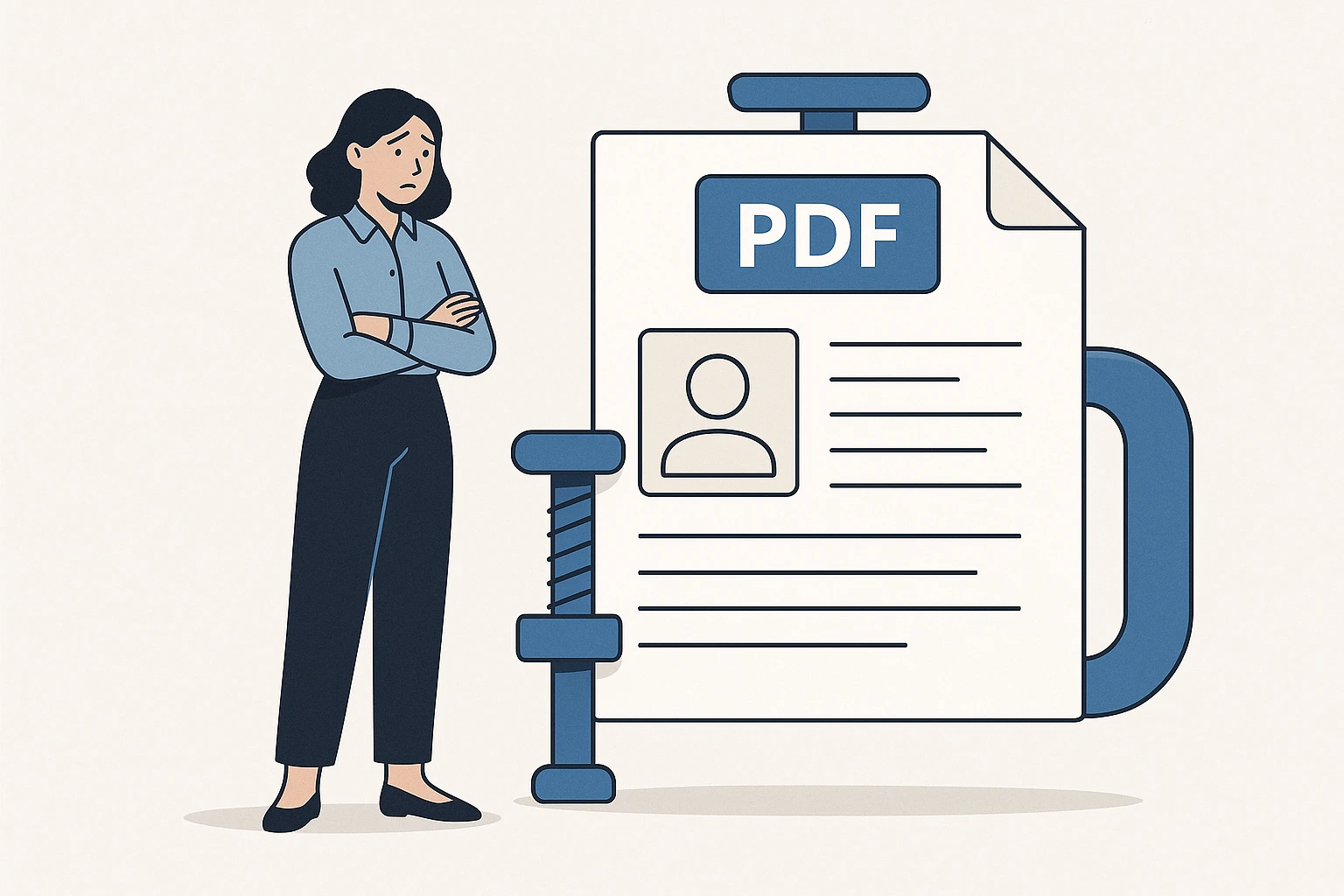 Vorschaubild zu Bewerbungs-PDF ist zu groß – was du tun kannst